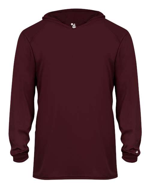 Badger Youth B-Core Long Sleeve Hooded T-Shirt 2105