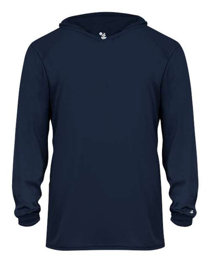 Badger Youth B-Core Long Sleeve Hooded T-Shirt 2105