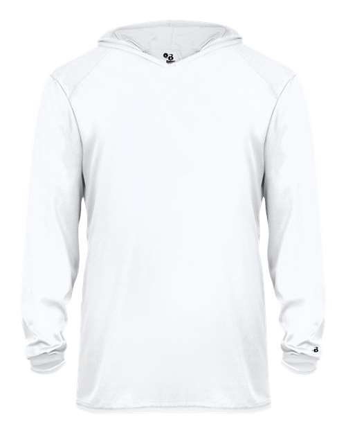 Badger Youth B-Core Long Sleeve Hooded T-Shirt 2105