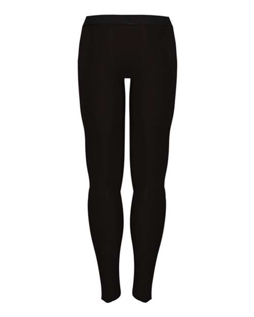 Custom EmbroideredBadger Men's Compression Full-Length Tights 4503 Black