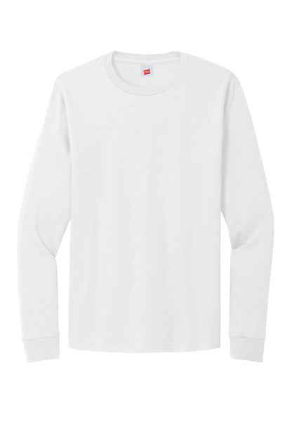 Hanes Essential-T 100% Cotton Long Sleeve T-Shirt 5286