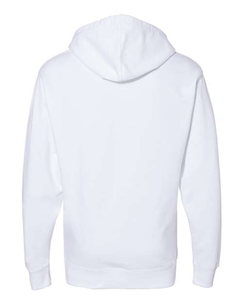 Independent Trading Co. Midweight Hooded Sweatshirt SS4500 Storm Blue Custom Embroidered Business Logo