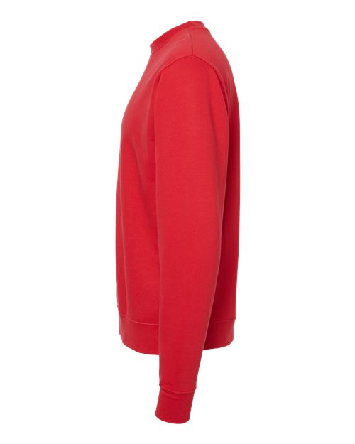 Independent Trading Co. Midweight Crewneck Sweatshirt SS3000 Red Custom Embroidered Business Logo