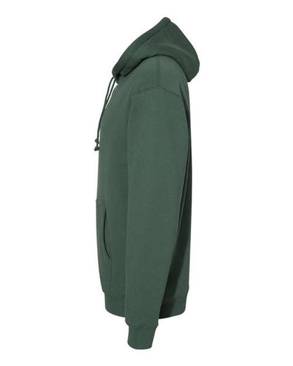 Independent Trading Co. Heavyweight Hooded Sweatshirt IND4000 Alpine Green Custom Embroidered Business Logo