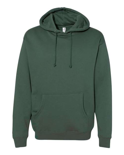Independent Trading Co. Heavyweight Hooded Sweatshirt IND4000 Alpine Green Custom Embroidered Business Logo