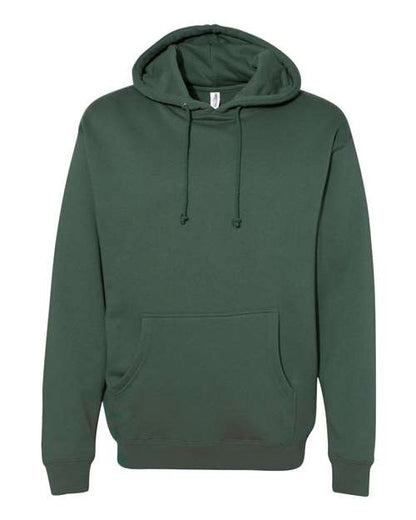 Independent Trading Co. Heavyweight Hooded Sweatshirt IND4000 Alpine Green Custom Embroidered Business Logo
