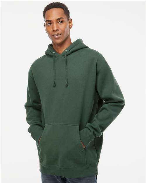 Independent Trading Co. Heavyweight Crewneck Sweatshirt IND3000 White Custom Embroidered Business Logo