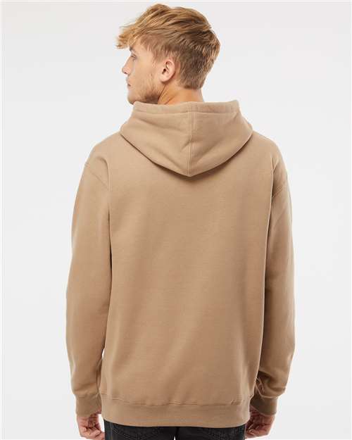 Independent Trading Co. Heavyweight Hooded Sweatshirt IND4000 Sandstone Custom Embroidered Business Logo