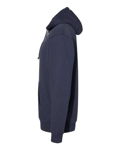 Independent Trading Co. Heavyweight Hooded Sweatshirt IND4000 Slate Blue Custom Embroidered Business Logo