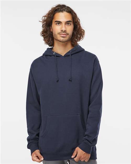 Independent Trading Co. Heavyweight Hooded Sweatshirt IND4000 Sandstone Custom Embroidered Business Logo