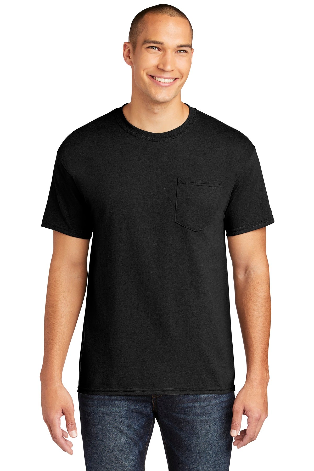Gildan    Heavy Cotton    100% Cotton Pocket T-Shirt. 5300