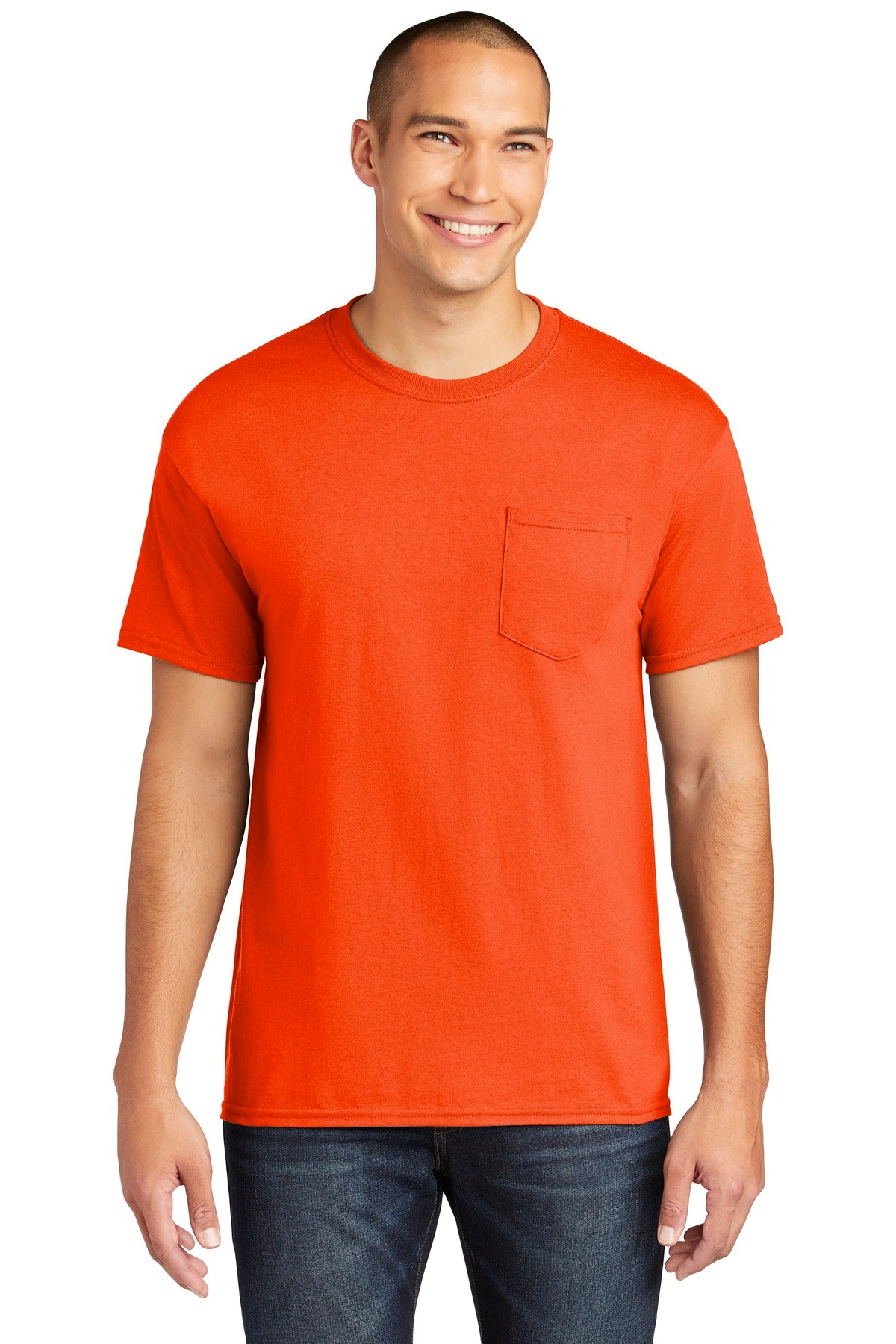 Gildan    Heavy Cotton    100% Cotton Pocket T-Shirt. 5300
