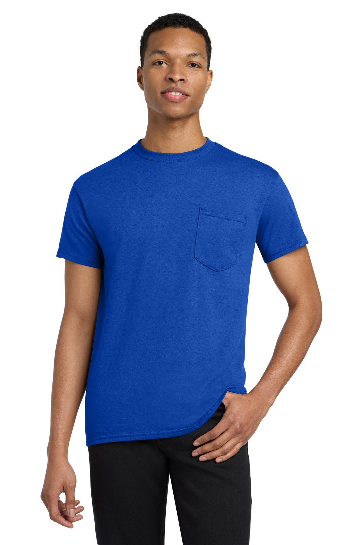 Gildan    Heavy Cotton    100% Cotton Pocket T-Shirt. 5300