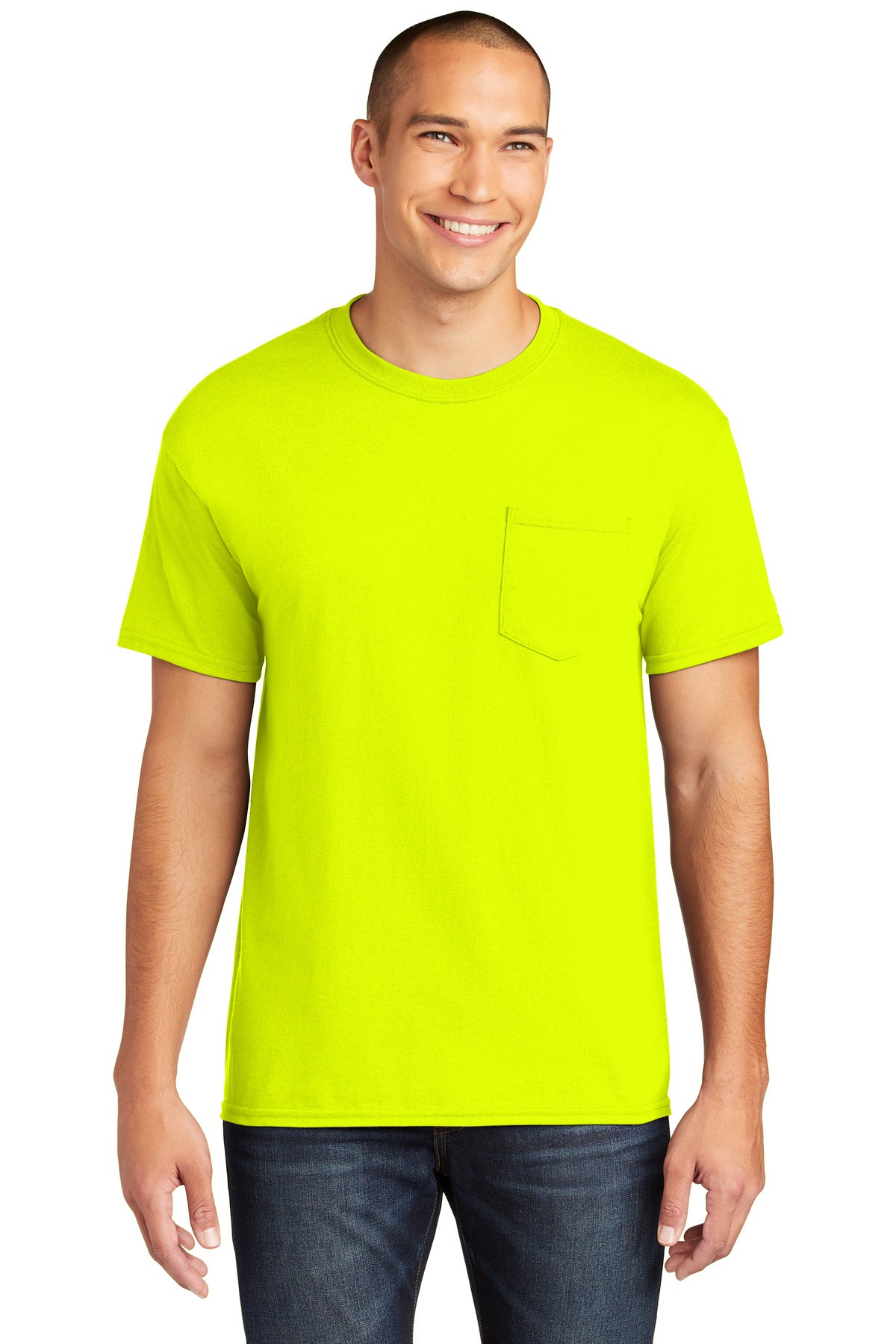 Gildan    Heavy Cotton    100% Cotton Pocket T-Shirt. 5300