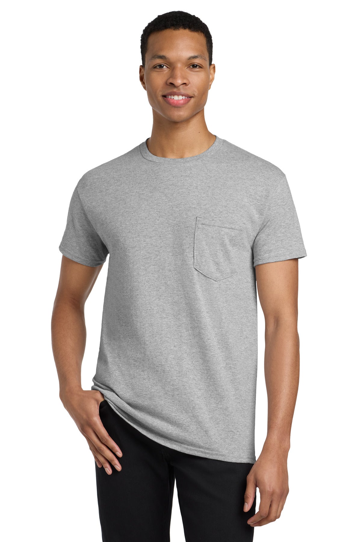 Gildan    Heavy Cotton    100% Cotton Pocket T-Shirt. 5300