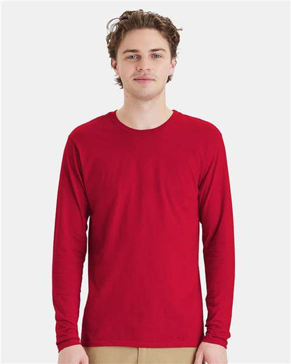 Custom Embroidered  Hanes Perfect-T Long Sleeve T-Shirt 498L  