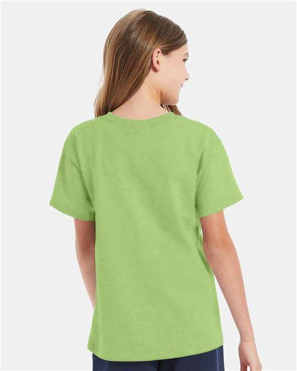 Hanes Essential-T Youth T-Shirt 5480 Lime