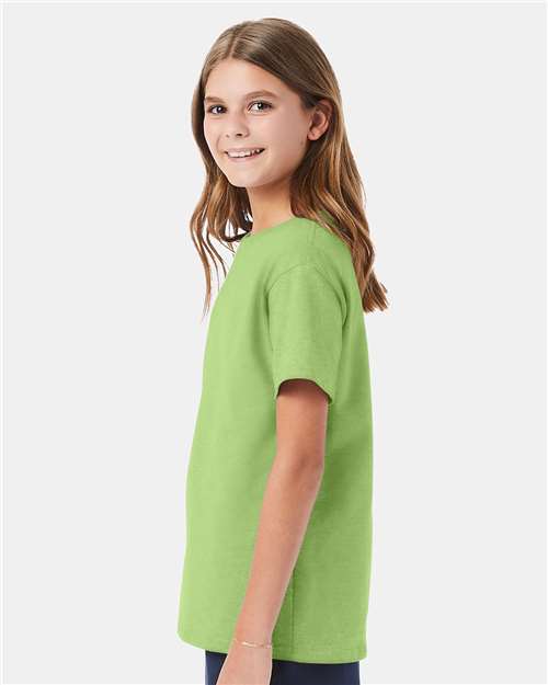Hanes Essential-T Youth T-Shirt 5480 Lime