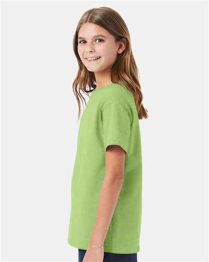 Hanes Essential-T Youth T-Shirt 5480 Lime