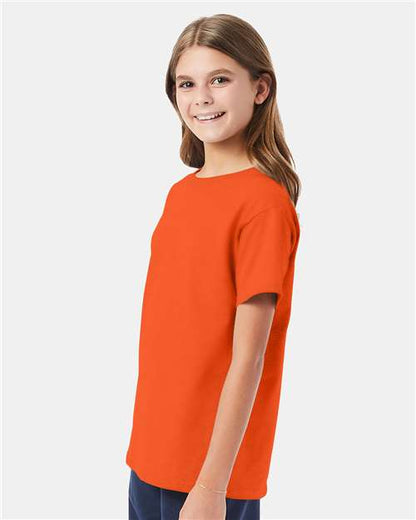 Hanes Essential-T Youth T-Shirt 5480 Orange