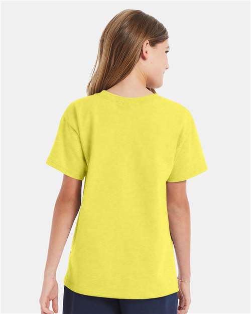 Hanes Essential-T Youth T-Shirt 5480 Yellow