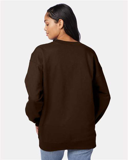 Hanes Ultimate Cotton® Crewneck Sweatshirt F260 Dark Chocolate