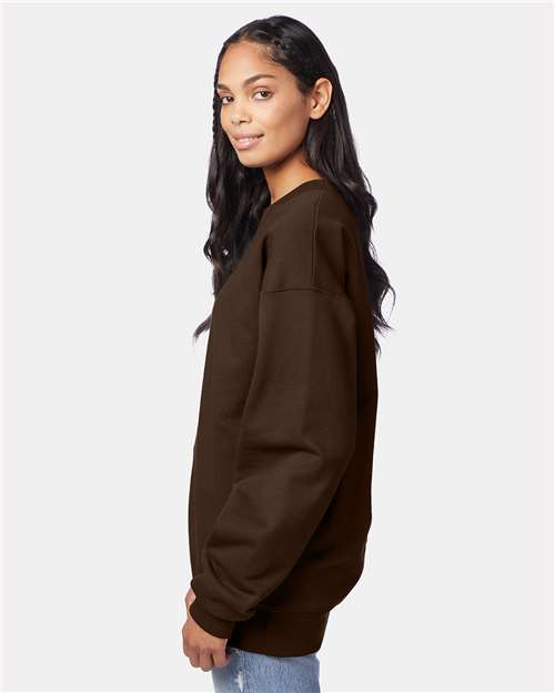 Hanes Ultimate Cotton® Crewneck Sweatshirt F260 Dark Chocolate