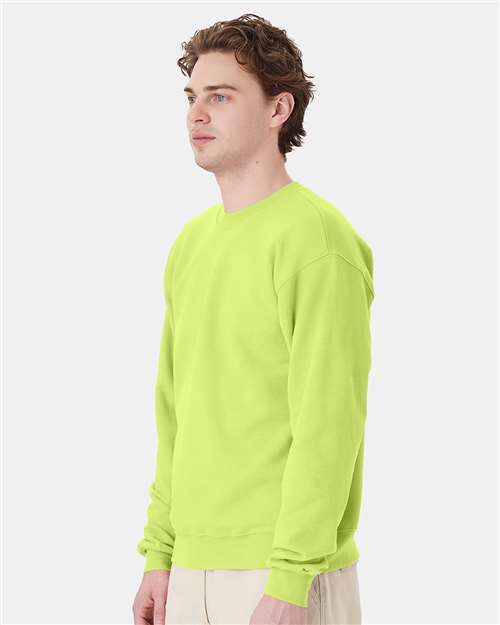 Hanes Ecosmart® Crewneck Sweatshirt P160 Safety Green