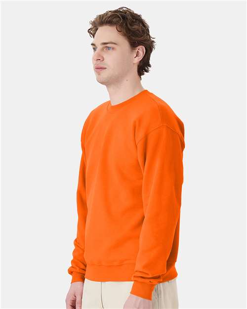 Hanes Ecosmart® Crewneck Sweatshirt P160 Safety Orange