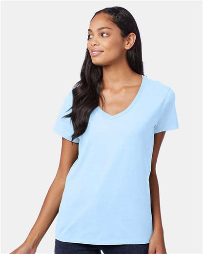 Hanes Women's Perfect-T V-Neck T-Shirt 2857