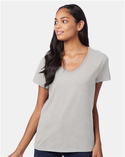 Hanes Women's Perfect-T V-Neck T-Shirt 2857