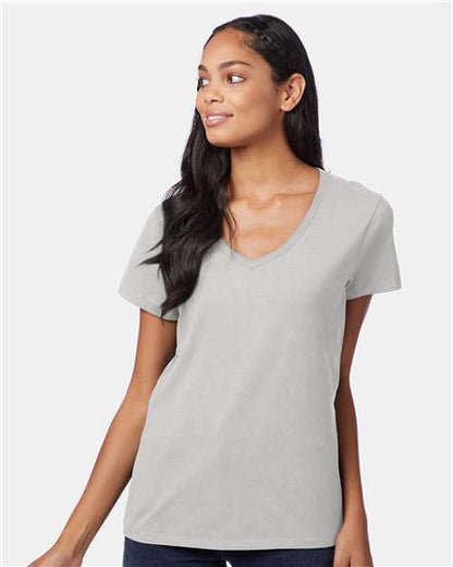 Hanes Women's Perfect-T V-Neck T-Shirt 2857