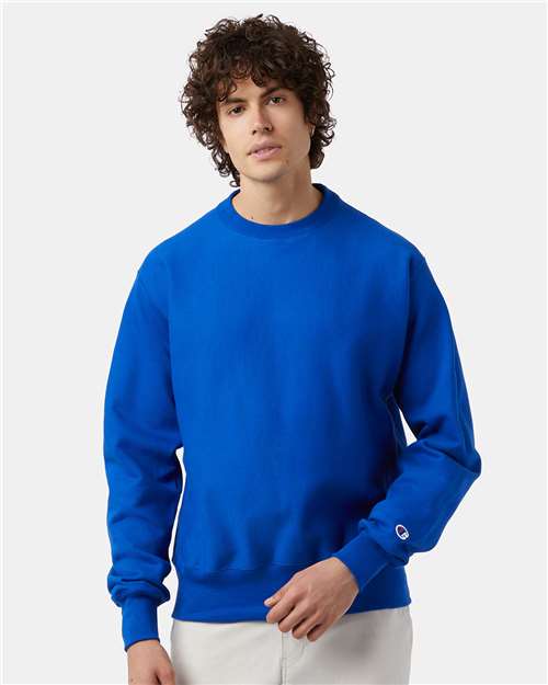 Champion Reverse Weave® Hooded Sweatshirt S101 Custom Embroidered Business Logo