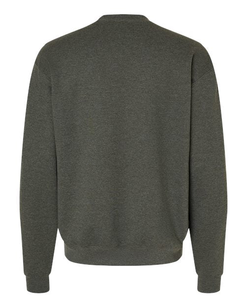 Champion Powerblend® Crewneck Sweatshirt S600 Dark Green Heather Custom Embroidered Business Logo