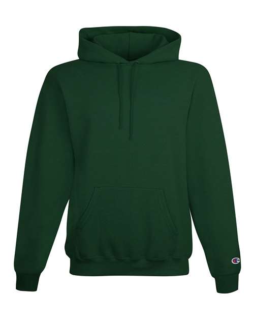 Champion Powerblend® Hooded Sweatshirt S700 Dark Green Custom Embroidered Business Logo