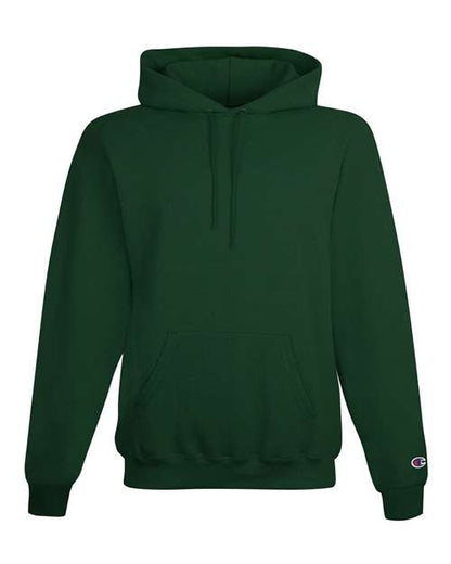 Champion Powerblend® Hooded Sweatshirt S700 Dark Green Custom Embroidered Business Logo