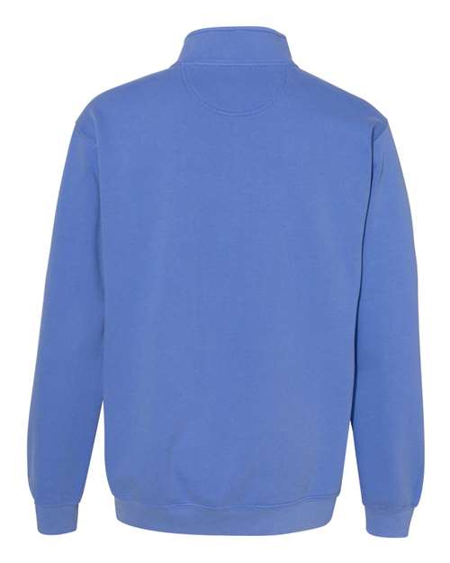 Comfort Colors Garment-Dyed Quarter Zip Sweatshirt 1580 Custom Embroidered Business Logo