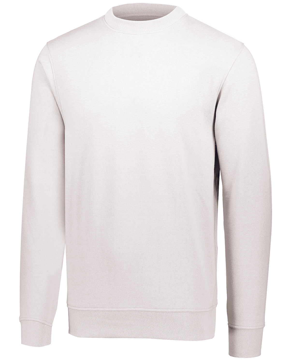 Augusta Sportswear Adult Fleece Crewneck Sweatshirt 5416 WHITE