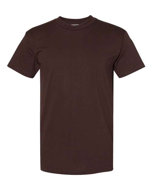 Bayside USA-Made Heavyweight T-Shirt 5100 Chocolate