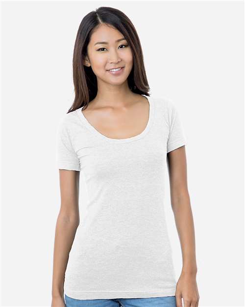 Bayside Women's USA-Made Scoop Neck T-Shirt 3405
