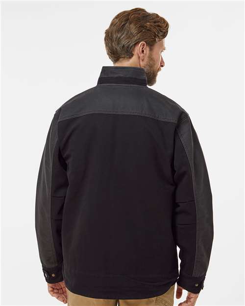 DRI DUCK Horizon Two-Tone Boulder Cloth™ Canvas Jacket Tall Size 5089T Custom Embroidered Business Logo