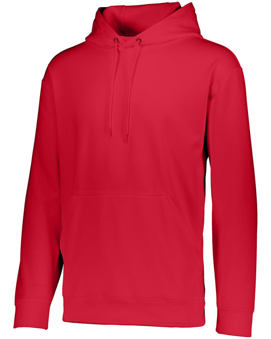 Augusta Sportswear Adult Wicking Fleece Hooded Sweatshirt 5505 RED