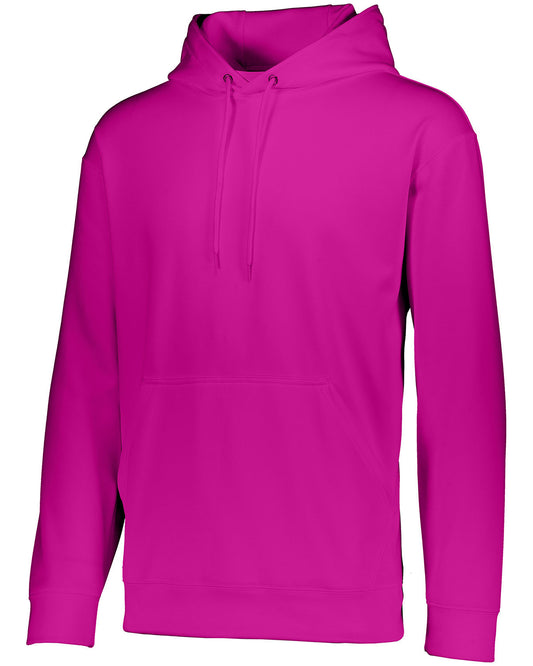 Augusta Sportswear Adult Wicking Fleece Hooded Sweatshirt 5505 POWER PINK