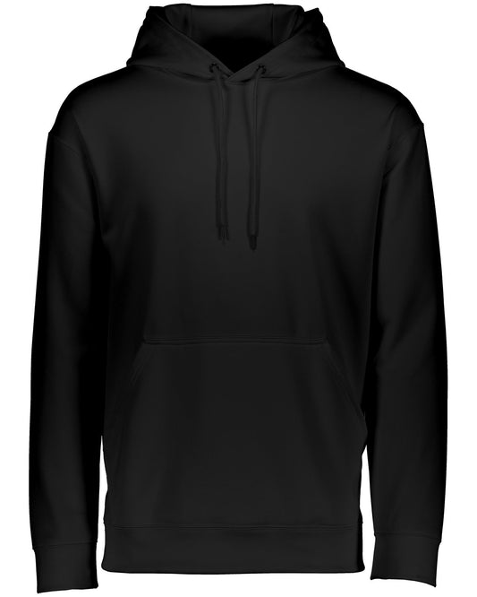 Augusta Sportswear Adult Wicking Fleece Hooded Sweatshirt 5505 BLACK