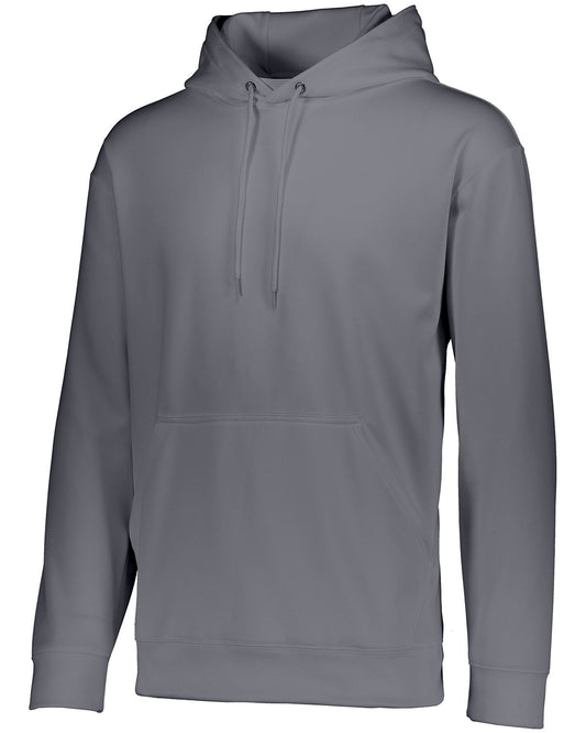 Augusta Sportswear Adult Wicking Fleece Hooded Sweatshirt 5505 GRAPHITE