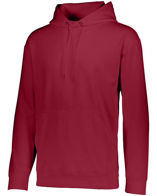 Augusta Sportswear Adult Wicking Fleece Hooded Sweatshirt 5505 CARDINAL