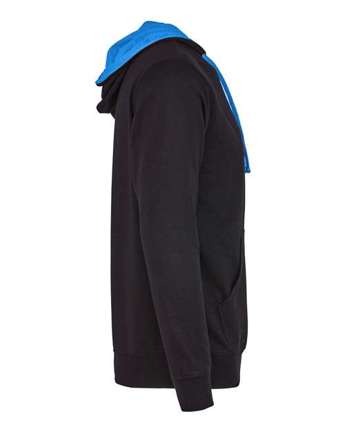 Next Level Laguna Hoodie 9301 Black/ Turquoise