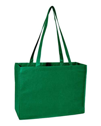 Liberty Bags Non-Woven Deluxe Junior Tote A134 Custom Embroidered Business Logo