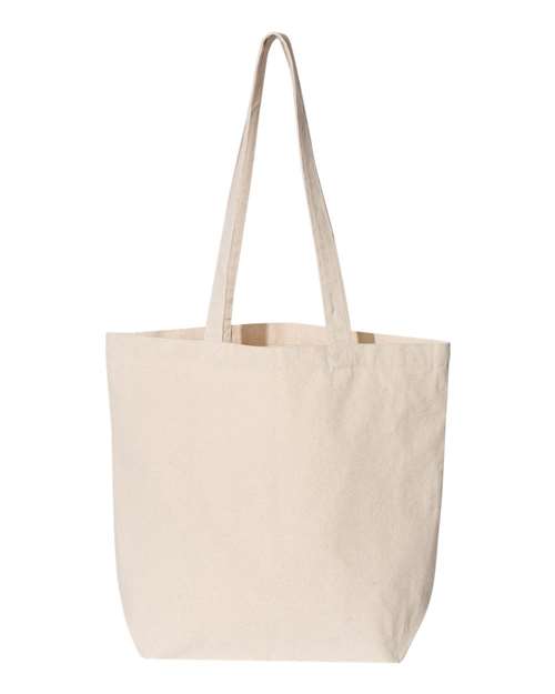 Liberty Bags Large Canvas Tote 8866 Custom Embroidered Business Logo