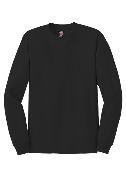 Hanes - Authentic 100% Cotton Long Sleeve T-Shirt.  5586